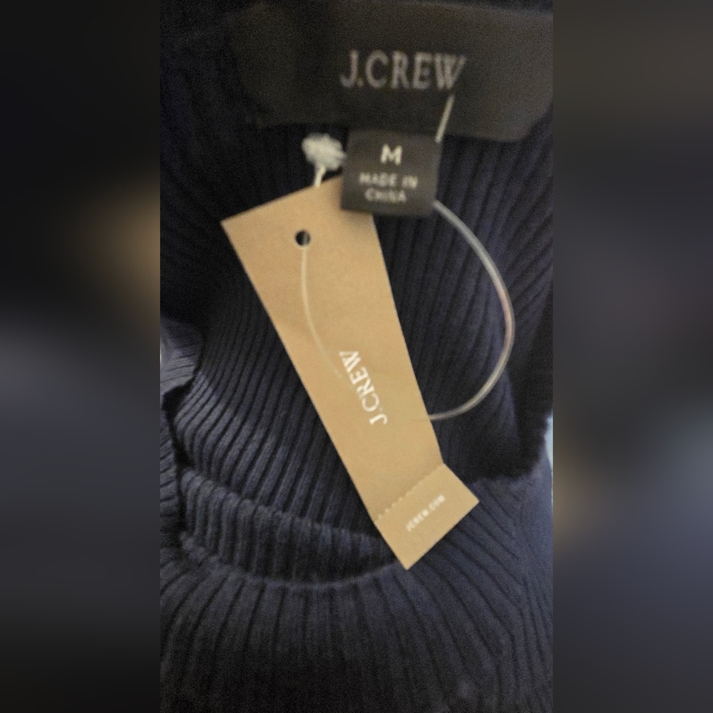 J. Crew Classic Blue Long Sleeve Dress - Picture 6 of 7